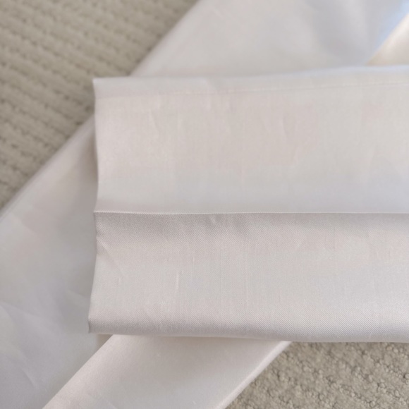 Valentino Shantung Silk and Cotton White Pants, size 42 - Picture 5 of 7